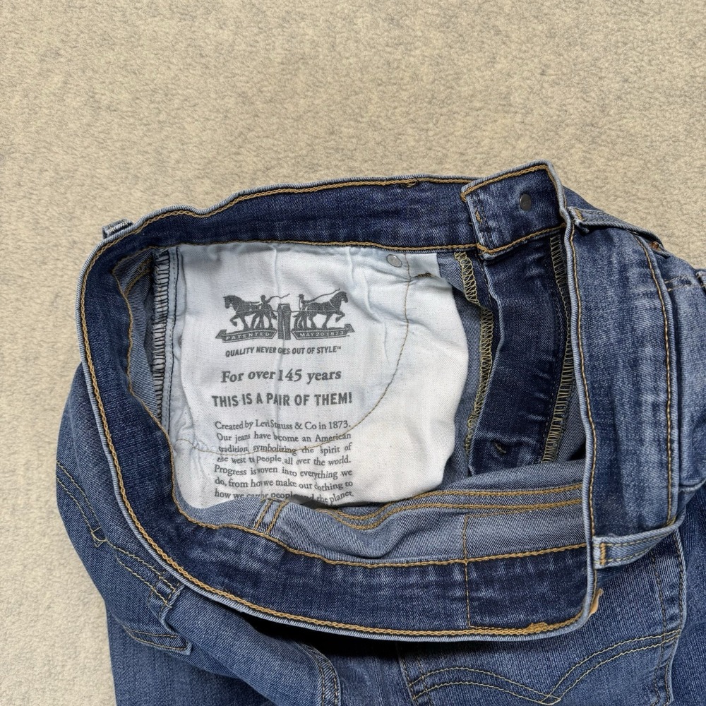 Levi's 511 Slim Fit Jeans Men's 32x30 Blue Stretch Denim Medium Wash - Picture 5 of 11